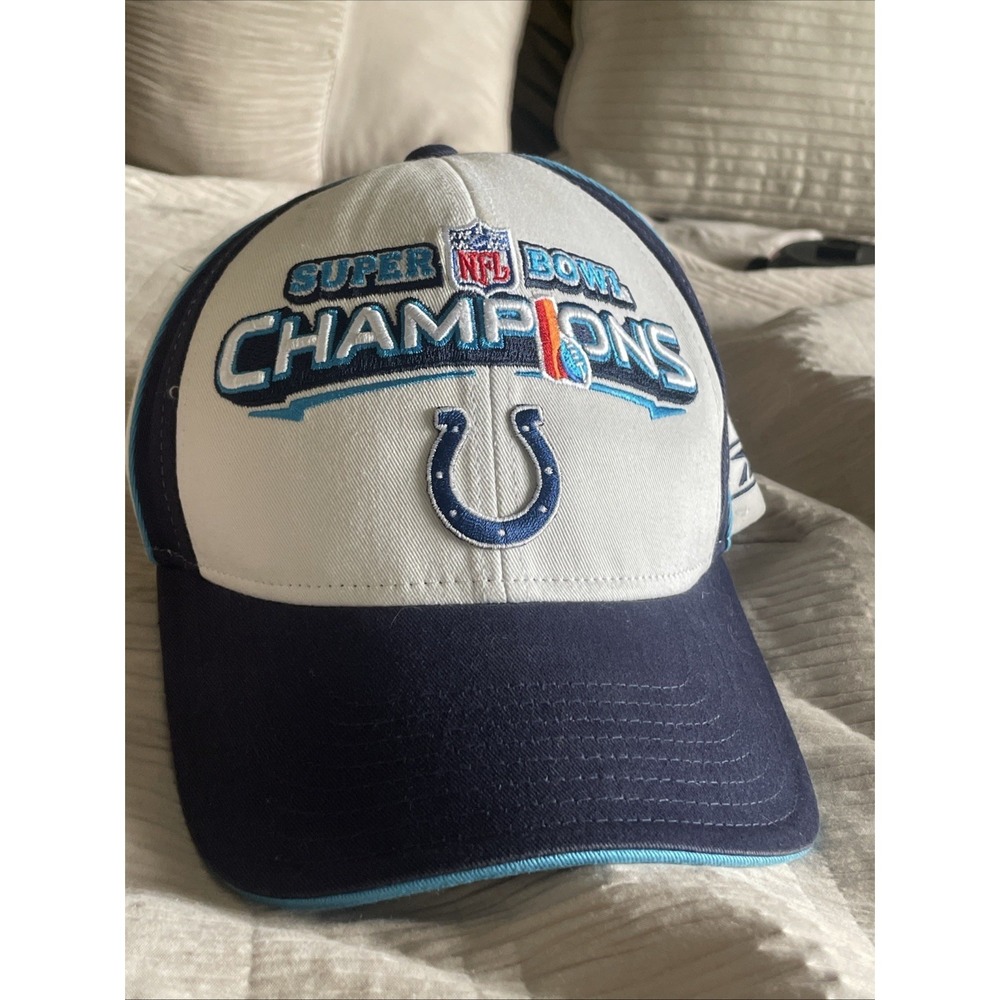 Indianapolis Colts Reebok Super Bowl XLI Championship Adjustable Hat Strap Back